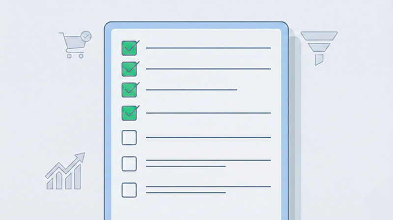 Checklist for implementing micro-conversions in a small ecommerce team